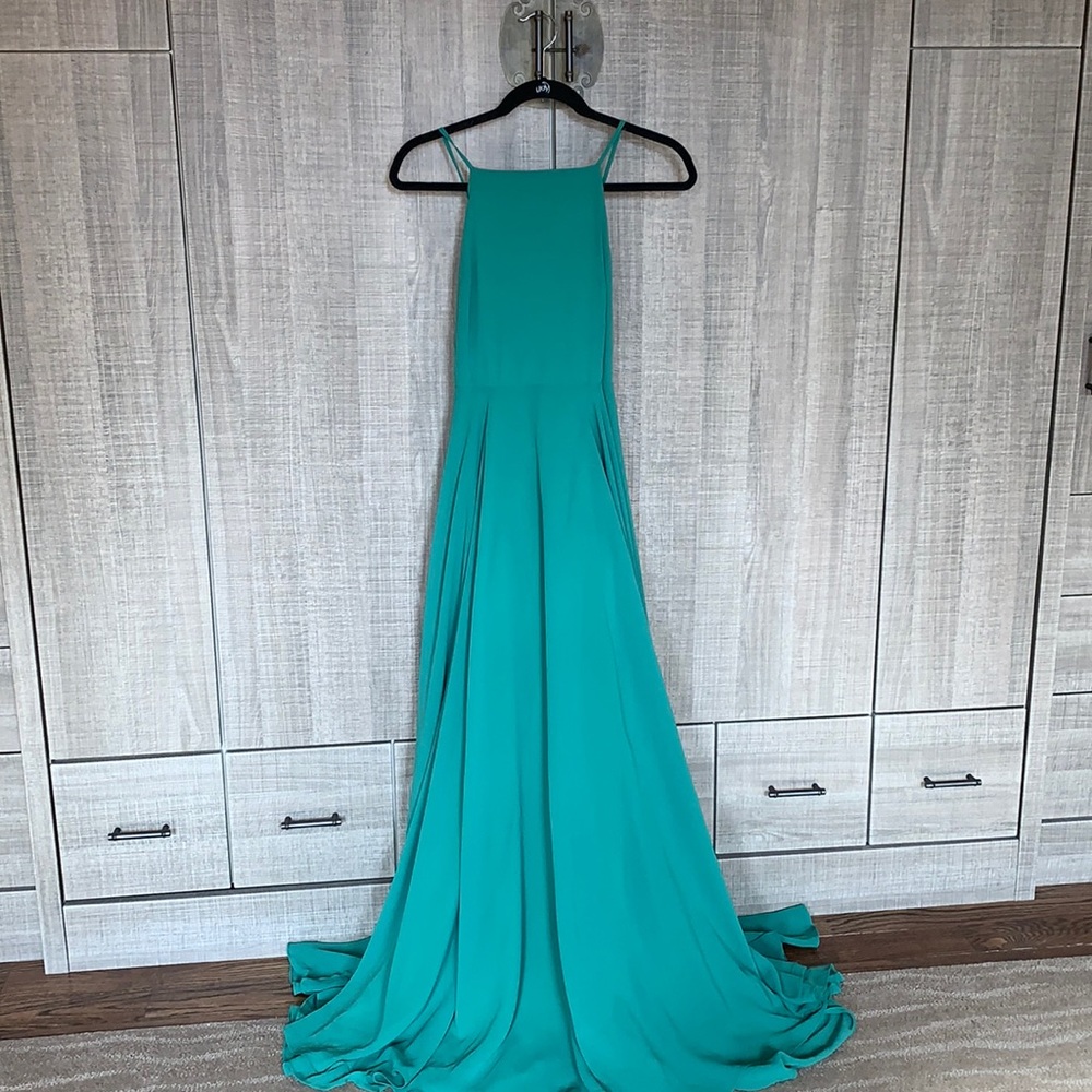 Lulus Mythical Kind of Love Green‎ Maxi Dress
